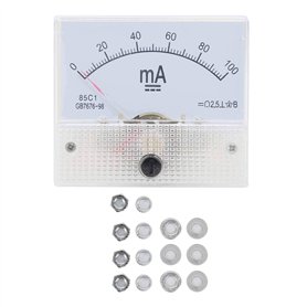 85C1 DC 0~100MA pointeur ampèremètre analogique panneau de courant ampèremètre indicateur de précision instrument de mesure