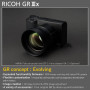 Ricoh GR IIIx Appareil Photo numérique [Focale 40mm] [Equipé d'un capteur CMOS APS-C de 24.2M] [La référence en matière de Prise