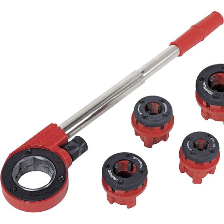 Rothenberger Industrial 070669E Super Cut Coffret Cage porte Filiére avec 4 Tetes 1/2" - 3/4" - 1" 4"