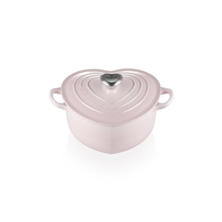Le Creuset Casserole en forme de cœur avec poignée en fonte en forme de cœur 20 cm