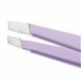 TWEEZERMAN Rasoir à sourcils avec mini pince à épiler (Set duo pour le soin du visage et des sourcils), Lavande (Exclusivité Ama