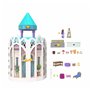 Mattel Disney Wish, Asha et la bonne étoile - Coffret Wish Château De Rosas Avec Mini-Poupées Articulées Roi Magnifico Et Asha, 