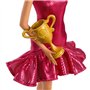 Barbie - Poupée Danseuse de Salon et Accessoires - Brune avec trophée - Barbie - JFR09