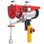 VEVOR Palan Électrique, Charge Double Câble 400 kg, Télécommande Filaire 4,2 m, Hauteur Levage à Câble Simple 12 m, Élingue Simp