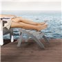 VEVOR Repose-pieds Pliable Adirondack, 547x480x377 mm, en PEHD, Résistant aux Intempéries pour Chaise Adirondack, Montage Facile
