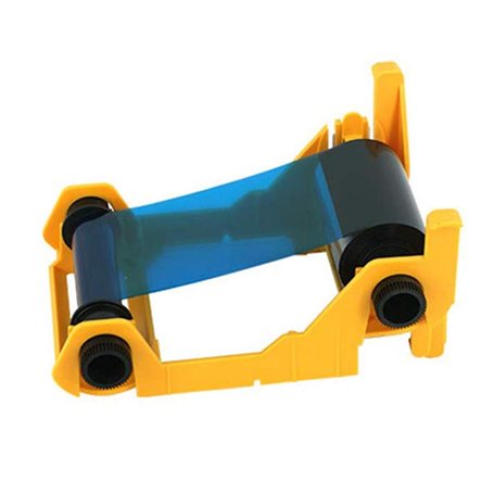 YMCKO 800033-840 Ruban de couleur compatible avec imprimante à cartes Zebra ZXP Série 3 ZXP3 200 impressions Compatible 800033-8