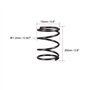 sourcing map Ressort de Compression 1.2mm Fil Diamètre 15mm Externe Diamètre 20mm Longueur Noir 10pcs