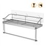 Oriware Adhésif Transparent pour Panier de Douche et Etagère de Salle de Bain et Porte-rouleau de Cuisine avec Etagère [2 Pièces