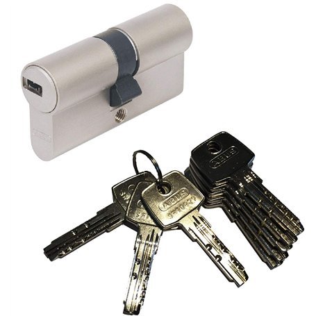 ABUS EC550 Double Cylindre du profil Longueur (a/b) 40/40mm (c=80mm) avec 8 Clés