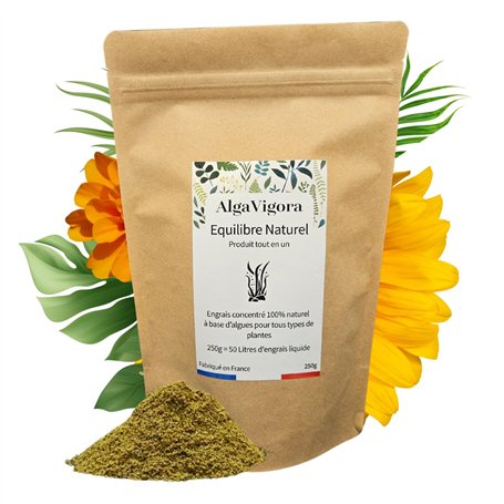 Alga Vigora - Équilibre Naturel - Engrais Naturel & Universel pour une Croissance Équilibrée et Saine - Formule à base d'Algues