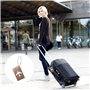 8pcs Etiquettes Bagage en Aluminium - Etiquette Valise Avion avec Cordon Inox - Etiquette Bagage Valise pour Voyage en Avion, Va