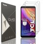 Tzstz 3 Pièces Verre Trempé D'écran Protecteur pour TCL 501 Dureté 9H Anti Rayures HD Film de Protection D'écran