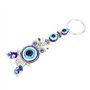 Oeil du Mal Bleu Hibou Porte-clés Porte-clés Tenture Murale Ornement Turc amulette en Verre Charme Pendentif bénédiction Crafts 