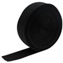 UBERMing Sangle en Nylon 38 mm en Polypropylène Noir 12 m Nylon Heavy Polypro Stretch Sangle pour DIY Sac à Dos Cargo Strapping