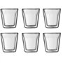Set 6 verres thermo - BODUM - Canteen - Double paroi - 0.1 l - Transparent
