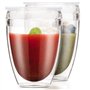 Set 2 gobelets BODUM - Pavina To Go - Double paroi plastique - Couvercle hermétique - 30 cl - Transparent