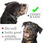 PetriStor Muselière en métal pour Chien Rottweiler Panier en Fil réglable en Cuir, №3