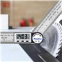 Règle D'angle Numérique, Preciva Rapporteur, Mesure de Longueur 400 mm et d'Angle en Acier Inoxydable
