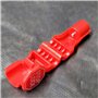 Young Wolf Lot de 100 verrous antivol en plastique rouge 6 mm de diamètre(with Unlock Key)
