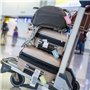 4 Pièces Etiquette Valise, Etiquette Bagage en Aluminium avec Carte pour informations personnelles, Étiquettes à bagages en méta