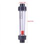 Débitmètre d'Eau Vikye, Type de Tube Débitmètre Instantané en Plastique, 25-250L/H, Transparent, LZS-15