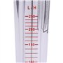 Débitmètre d'Eau Vikye, Type de Tube Débitmètre Instantané en Plastique, 25-250L/H, Transparent, LZS-15