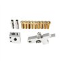Toaiot Pièces de rechange pour imprimante 3D Kit de buse d'extrudeuse Tita Hotend avec bloc chauffant Tuyau de chauffage V6 Tube
