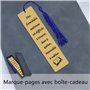 Marque-page Cadeau pour Maîtresse avec Boîte - Signet Élégant Remerciement Enseignant - Idée Cadeau Fin d'Année Scolaire, Gradua