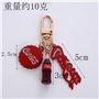 NISCAYA Porte-clés en forme de bouteille de coca avec pendentif en forme de lettre de coca - Cadeau pour ami - Accessoire de cha