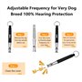 NEWHE Lot de 2 sifflets à ultrasons pour chien - Haute fréquence - Silencieux - Rappel - Sifflet durable pour un entraînement ef