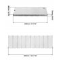 QWORK® Pare-Vent Pliable de 10 Plaques, Pare-Vent en Aluminium pour Rechaud de Camping, Rechaud Gaz, Cuisinière Extérieur