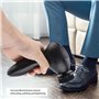Cireuse à Chaussures Brosse à Chaussure Electrique avec 4 Têtes de Brosse pour Cirages et L'entretien des Chaussures Voyage Cade