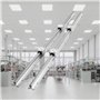 VEVOR SBR16UU Lot de 2 guides linéaires SBR16-800 mm en acier au carbone en aluminium avec 4 blocs de glissement SBR16UU Rouleme