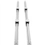 VEVOR SBR16UU Lot de 2 guides linéaires SBR16-800 mm en acier au carbone en aluminium avec 4 blocs de glissement SBR16UU Rouleme