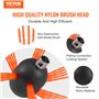 VEVOR Kit de Ramonage Poêle Pellet Cheminée 9 m Brosse de Nettoyage 360° avec 9 Tiges Flexibles Nylon Accessoires Nombreux pour 