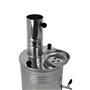 Hakan Bouilloire à thé turque portable Samovar pour camping, bouilloire à eau de camping, théière en bois au charbon, chauffe-ea