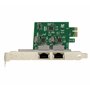 KALEA-INFORMATIQUE Carte contrôleur réseau PCI Express PCIe 2 Ports RJ45 Gigabit Ethernet 10 100 1000Mbps 1G. Double Chipset Rea