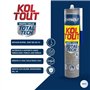 Colle de fixation et d'étanchéité - CYANOLIT - Total tech - Gris - Cartouche 290 ml - Multi-matériaux - Résistant et flexible