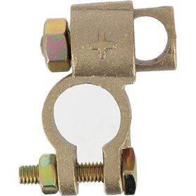 Restagraf - Cosse de Batterie Borne Positive à Double Serrage pour Section de Fils 50 mm² - Réf. 225097 - Blister de 1