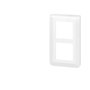 Legrand - Plaque de finition Mosaic spéciale rénovation 2x2 modules vertical - blanc