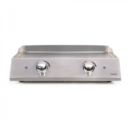 Plancha électrique inox 2 thermostats - Livoo - DOC302 -