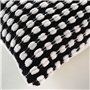 Douceur d'Intérieur, Housse de Coussin (40 x 40 cm) Greta Noir, Coton Fils Chenille
