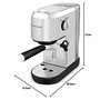 Riviera-et-Bar Machine à Expresso Compacte Inox BCE350