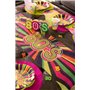 Chemin de Table intissé années 80 3 m x 30 cm - Multicolore - Taille Unique