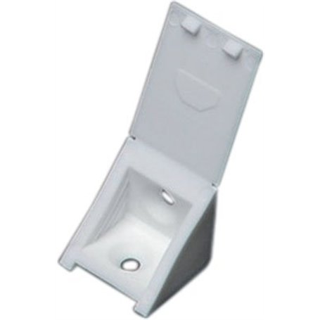 Prunier 101+ Systemtac Boîte de 100 Equerres simple à 2 trous Blanc