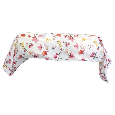 Linnea Taie de traversin 200x43 cm Percale 100% Coton Elisa Rose