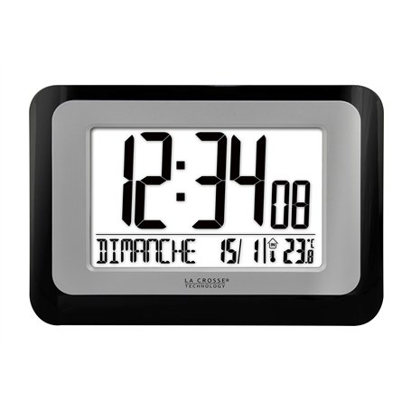 La Crosse Technology - WS8006 Horloge Murale - Noir