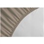 Drap housse - HOME LINGE PASSION - HP72062 - Microfibre 82 g - 90 x 190 cm - Bonnet 30 cm - Beige