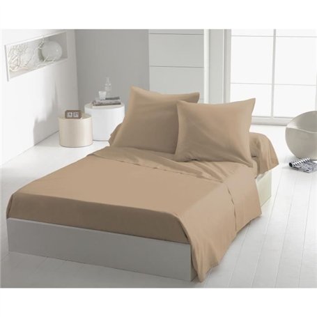 Drap plat - HOME LINGE PASSION - HP72103 - Microfibre 82 g - 240 x 300 cm - Beige