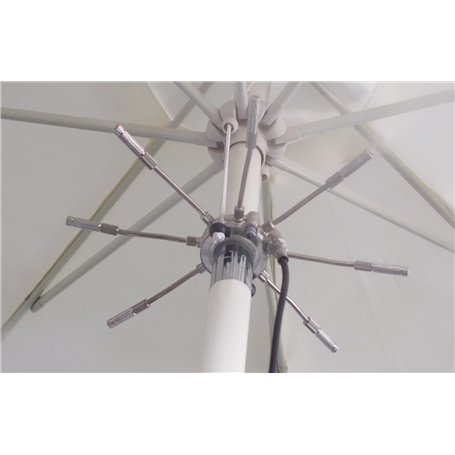 O'FRESH Kit Brumisateur terrasse Haute Pression pour Parasol avec Pied Central - s'adapte sur Les brumisateurs Haute Pression 8